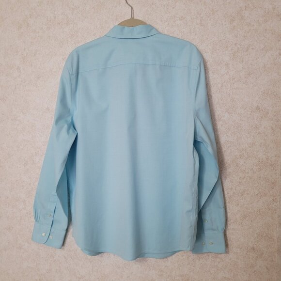 Blue Womens Button Blouse Long Sleeve No Iron Jones New York Size XL - Picture 4 of 15